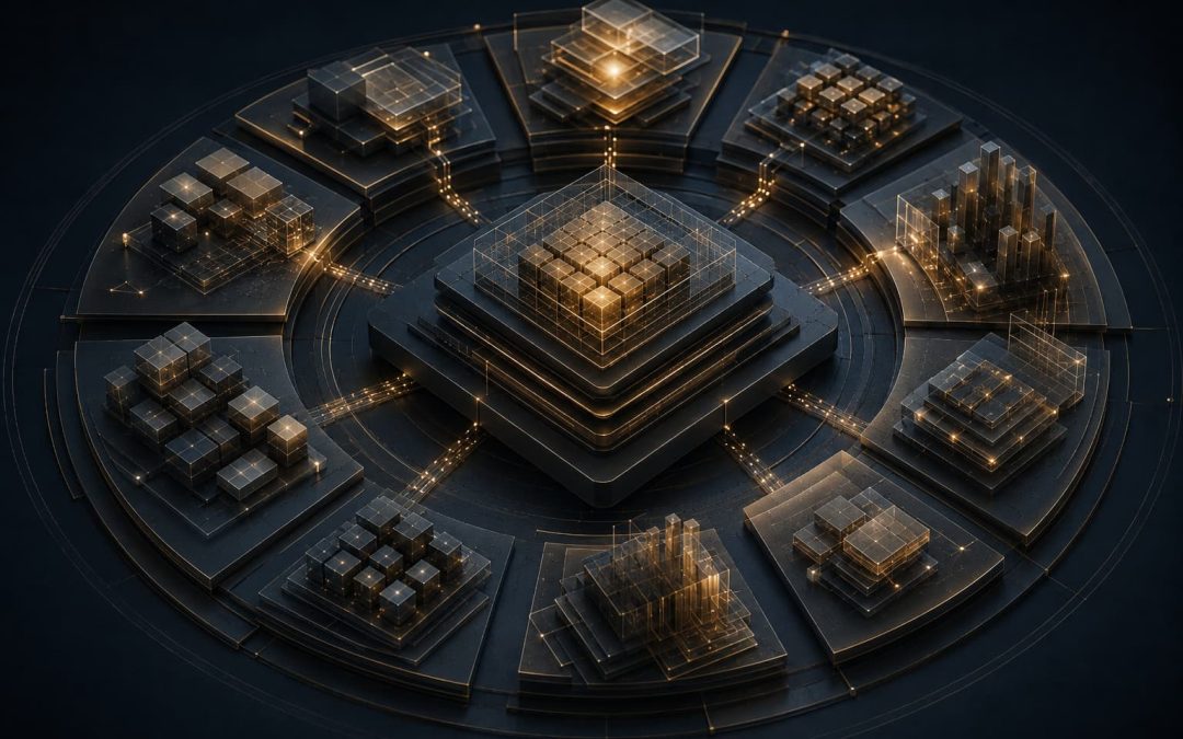 An enterprise AI platform being evaluated across security, governance, integration, scalability, reliability, and business value.